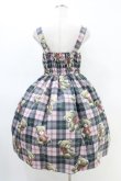 画像2: Emily Temple cute / Teddy Bear Tartanノースリーブワンピース - ピンク H-26-03-05-026-ET-OP-KB-ZH (2)