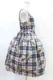 画像3: Emily Temple cute / Teddy Bear Tartanノースリーブワンピース - ピンク H-26-03-05-026-ET-OP-KB-ZH (3)