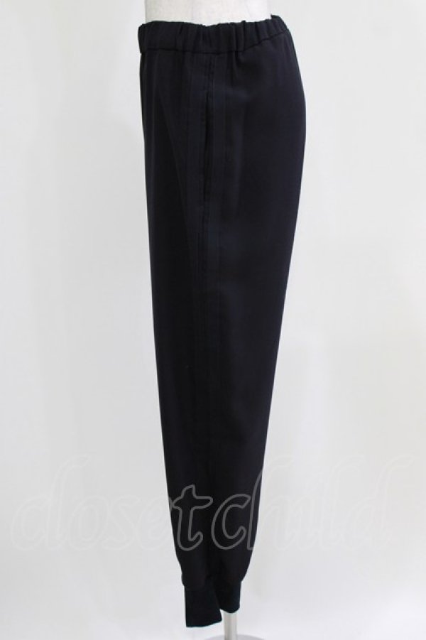 画像2: Jane Marple Dans Le Salon / Side-ribbon tracking pants 36 ネイビー H-26-03-06-029-JM-PA-AK-ZH (2)