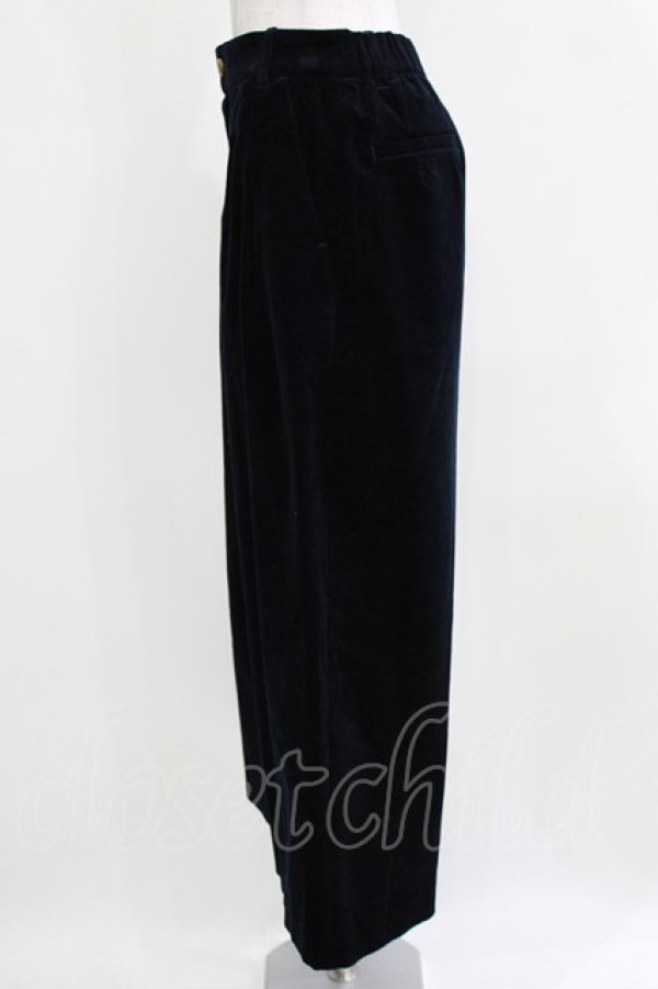 画像2: Jane Marple / Cotton velveteen baggy pants M ネイビー H-26-03-06-030-JM-PA-AK-ZH (2)