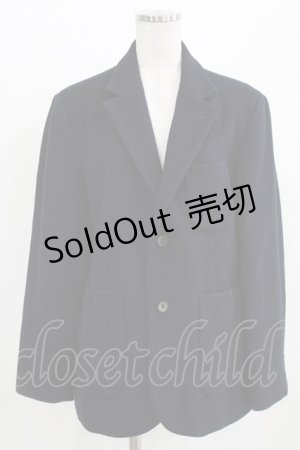 画像: Jane Marple Dans Le Salon / Geelong lambs beaver blazer jacket M ネイビー H-26-03-06-032-JM-JA-AK-ZH