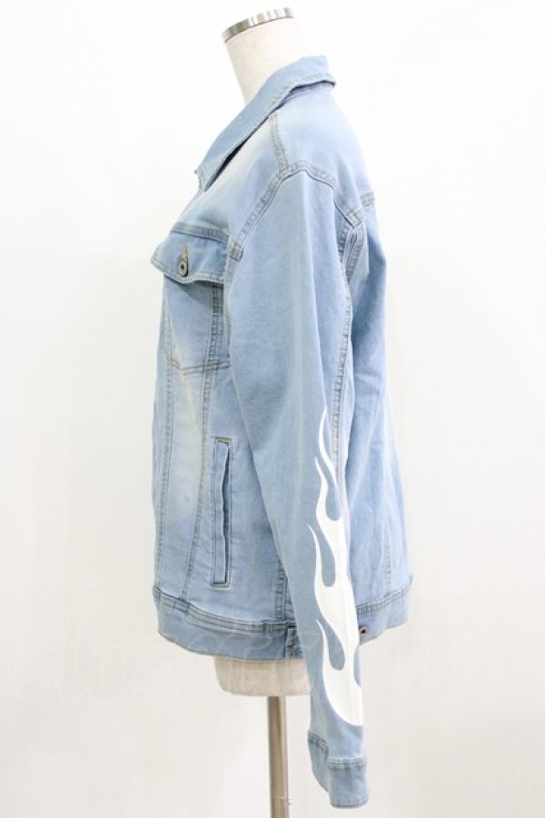 画像2: KRY CLOTHING / 「CHOBERIBA」デニムジャケット  ライトブルー H-26-03-06-034-EL-JA-KB-ZH (2)