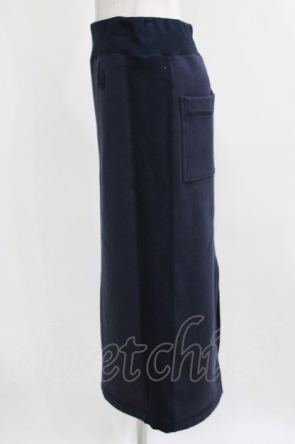 画像2: Jane Marple Dans Le Salon / Luana fleece skirt M ネイビー H-26-03-06-035-JM-SK-AK-ZH (2)