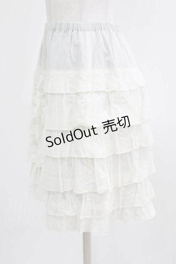 画像2: Emily Temple cute / レースフリルスカート  オフ H-26-03-06-036-ET-SK-KB-ZH (2)