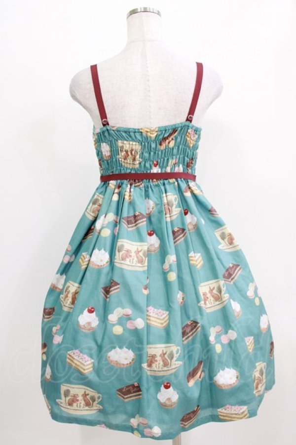 画像3: Leur Getter / Rabbit Tea Cupキャミワンピース M ターコイズ H-26-03-06-004-LU-OP-KB-ZH (3)