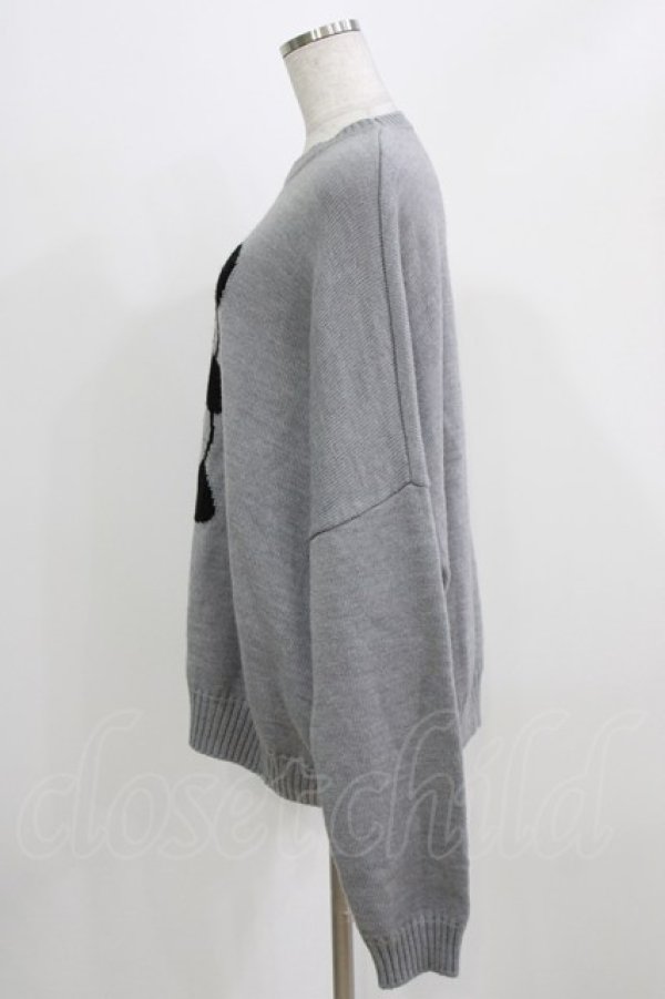 画像2: Candy Stripper / BELOVED PEPE KNIT 2 グレー H-26-03-06-037-PU-TO-KB-ZH (2)