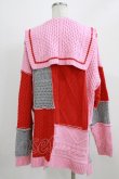 画像3: Candy Stripper / PATCHWORK SAILOR KNIT  ピンクマルチ H-26-03-06-040-PU-TO-KB-ZH (3)