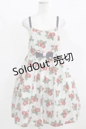 画像: Leur Getter / Sweet Strawberryキャミワンピース  ライトグレー H-26-03-06-005-LU-OP-KB-ZH