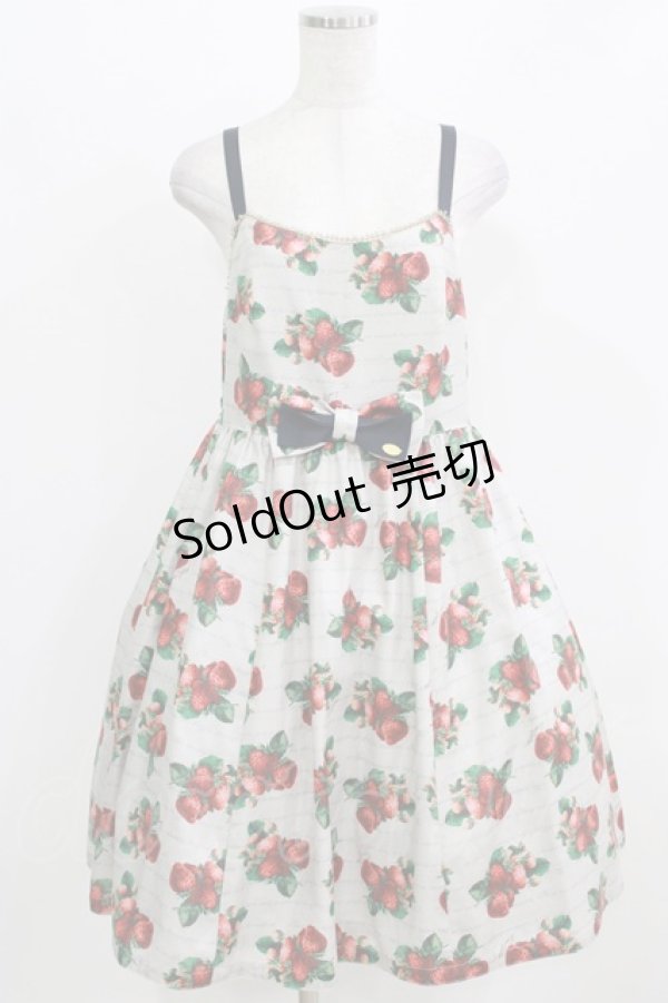 画像1: Leur Getter / Sweet Strawberryキャミワンピース  ライトグレー H-26-03-06-005-LU-OP-KB-ZH (1)