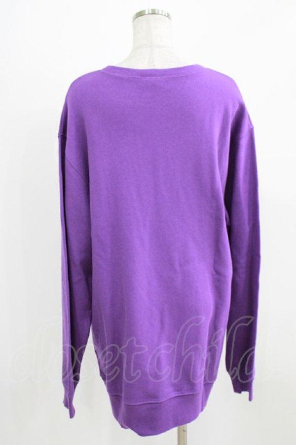 画像3: NieR Clothing / プリントSWEAT  2XL パープル H-26-03-06-043-PU-TO-KB-ZH (3)
