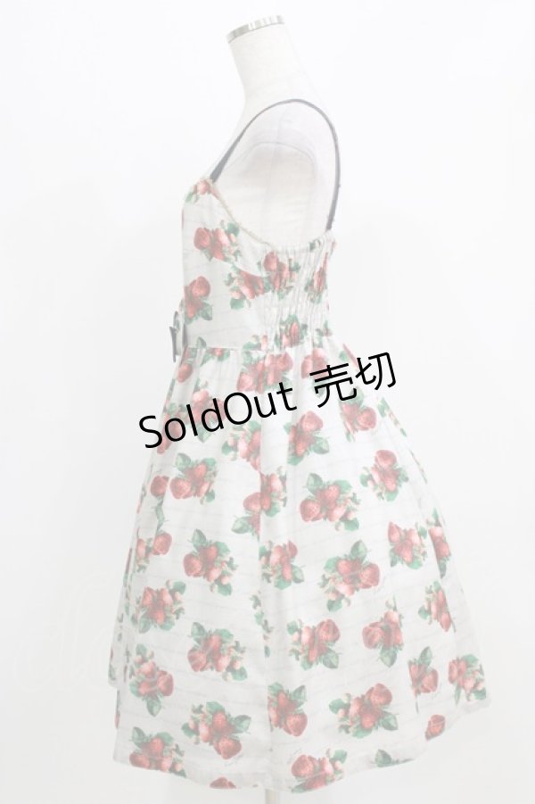 画像2: Leur Getter / Sweet Strawberryキャミワンピース  ライトグレー H-26-03-06-005-LU-OP-KB-ZH (2)