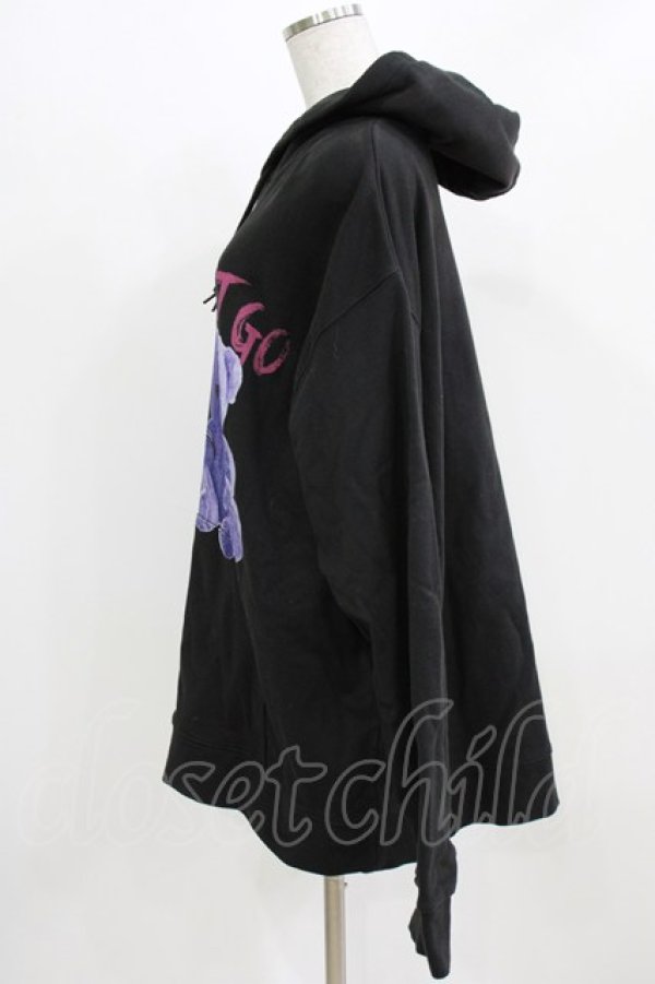 画像2: Amilige / Bunny＆Bearパーカー  ブラック H-26-03-06-045-PU-TO-KB-ZH (2)