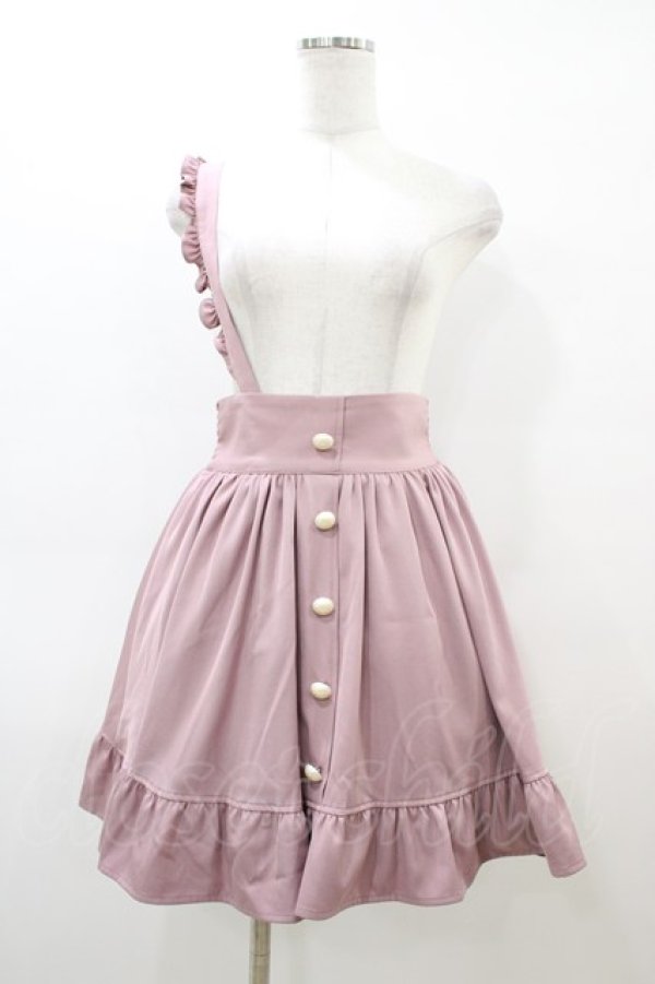 画像1: Ank Rouge / サスペンダースカート M ピンク H-26-03-06-1041-CA-SK-NS-ZH (1)