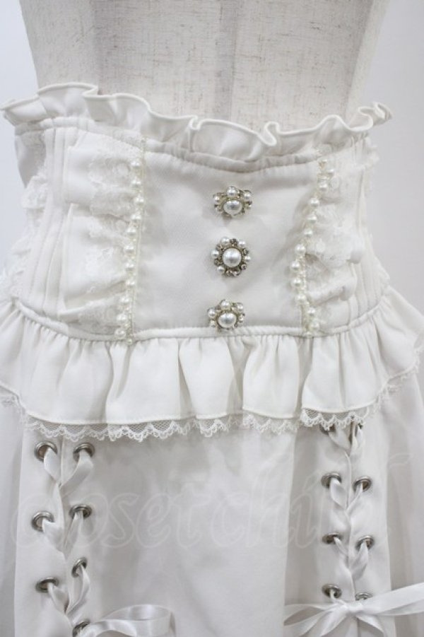 画像3: NOEMIE / フロントダブルスピンドルスカパン S 白 H-26-03-06-1047-LO-SK-NS-ZH (3)