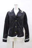 画像1: Eri Aino's Collection / シャーロットの水曜日ジャケット 3L ブラック H-26-03-06-1053-PU-JA-NS-ZH (1)