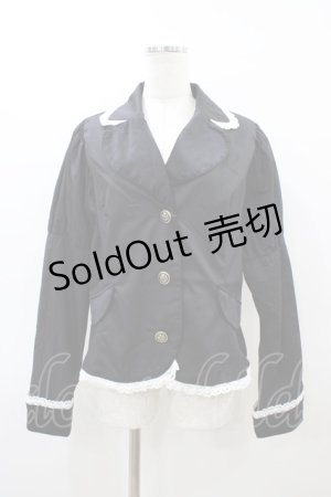 画像: Eri Aino's Collection / シャーロットの水曜日ジャケット 3L ブラック H-26-03-06-1053-PU-JA-NS-ZH