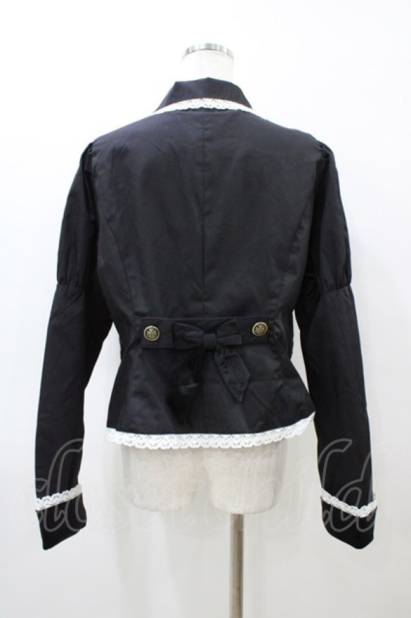 画像2: Eri Aino's Collection / シャーロットの水曜日ジャケット 3L ブラック H-26-03-06-1053-PU-JA-NS-ZH (2)