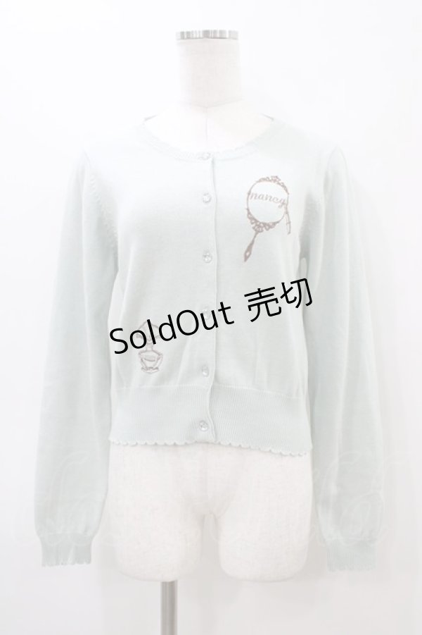 画像1: Fi.n.t / ミラー刺繍カーディガン Free ミント H-26-03-06-1058-CA-TO-NS-ZH (1)