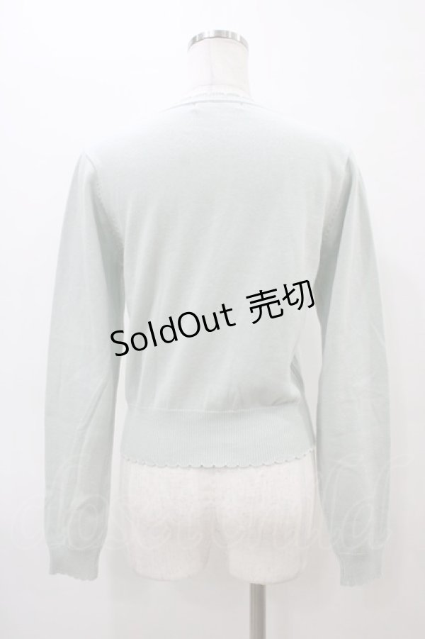 画像2: Fi.n.t / ミラー刺繍カーディガン Free ミント H-26-03-06-1058-CA-TO-NS-ZH (2)