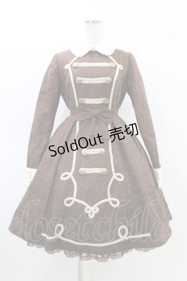 画像1: Angelic Pretty / Melty Whip Chocolateワンピース Free ブラウン H-26-03-06-1009-AP-OP-NS-ZH (1)