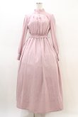 画像1: Ank Rouge / タックロングワンピース M ピンク H-26-03-06-1012-CA-OP-NS-ZH (1)