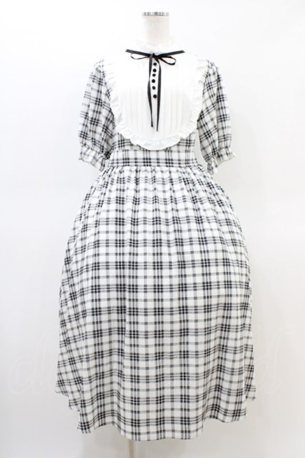画像1: m petit by misako / チェックキリカエワンピース L オフ H-26-03-06-1014-LO-OP-NS-ZH (1)