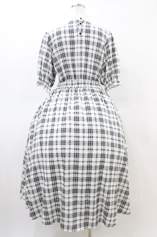 画像2: m petit by misako / チェックキリカエワンピース L オフ H-26-03-06-1014-LO-OP-NS-ZH (2)