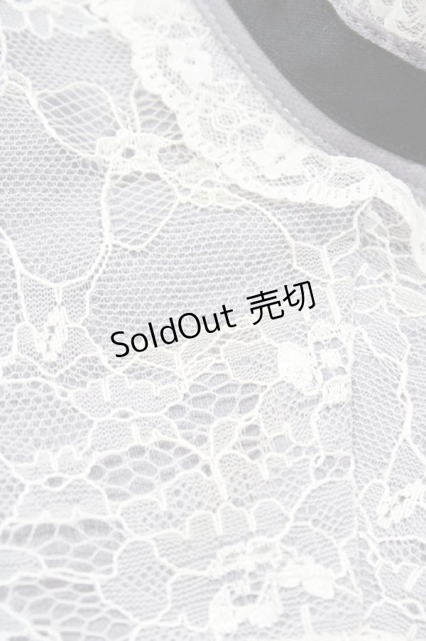 画像5: Rojita / ハートチャーム付きレースラッフルワンピース Free ブルー H-26-03-06-1019-LO-OP-NS-ZH (5)