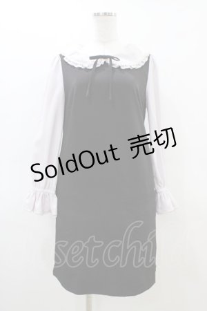 画像: LODISPOTTO / パール襟ワンピース M ブラック H-26-03-06-1020-LO-OP-NS-ZH