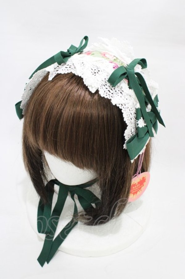 画像1: BABY,THE STARS SHINE BRIGHT / Rose de Rescht ヘッドドレス  若草 H-26-03-06-1003-BA-AC-NS-ZH (1)