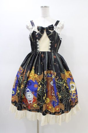 画像: Lolitimes（海外ロリータブランド） / ジャンパースカート L ブラック H-26-03-06-1028-EL-OP-NS-ZH