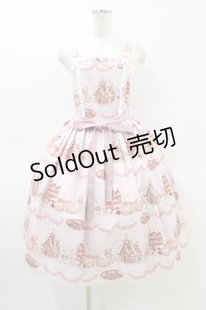 画像: axes femme kawaii / お菓子の家柄ジャンスカ M ピンク H-26-03-06-1029-AX-OP-NS-ZH