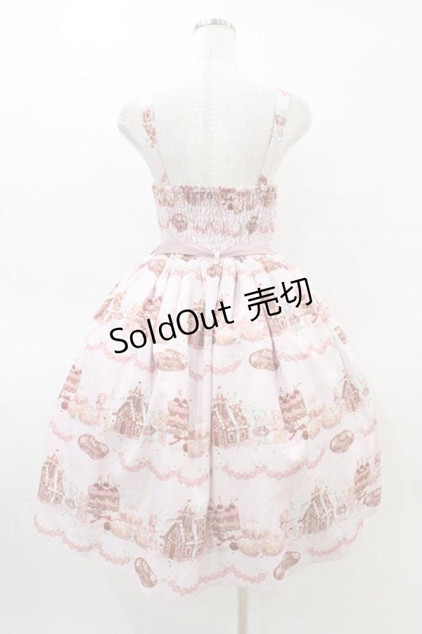 画像2: axes femme kawaii / お菓子の家柄ジャンスカ M ピンク H-26-03-06-1029-AX-OP-NS-ZH (2)