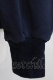 画像5: Jane Marple Dans Le Salon / Luana fleece shirt-collar sweatshirt M ネイビー×オフ H-26-03-06-051-JM-SK-AK-ZH (5)