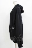 画像2: h.NAOTO / Devil Cat GUREMU Hoodie  ブラック H-26-03-06-052-HN-TO-KB-ZH (2)