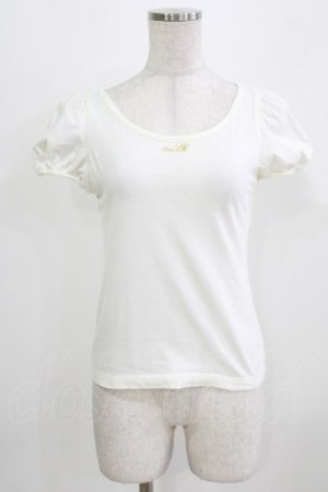 画像: MILK / ロゴパフTee  ホワイト H-26-03-06-055-ML-TO-KB-ZH