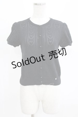 画像: MILK / Be myカーデ  ブラック H-26-03-06-059-ML-TO-AK-ZH