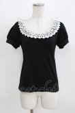 画像1: Emily Temple cute / レースパフカットソー M ブラック H-26-03-06-060-ET-TO-AK-ZH (1)