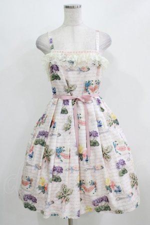 画像: Leur Getter / Flower Cardキャミワンピース M ピンク H-26-03-06-006-LU-OP-KB-ZH