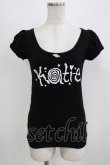 画像1: Katie / ロゴパフTee S ブラック H-26-03-06-063-LO-TO-KB-ZH (1)