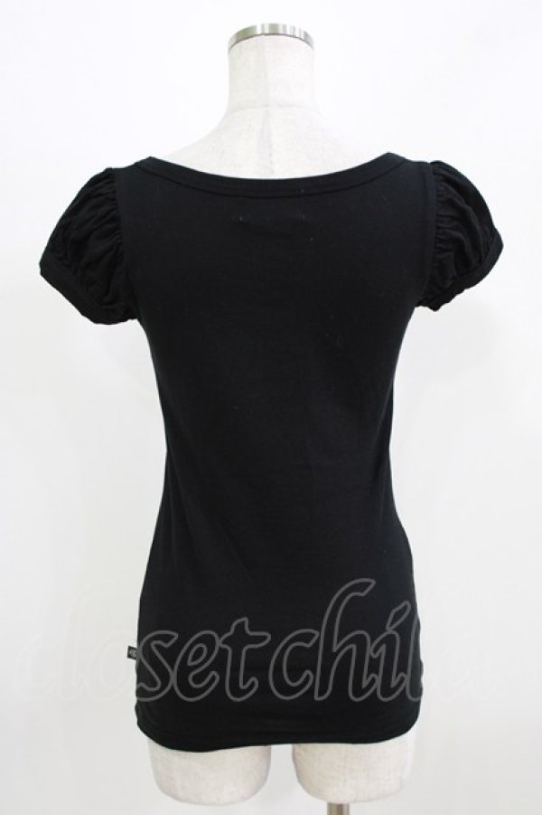 画像3: Katie / ロゴパフTee S ブラック H-26-03-06-063-LO-TO-KB-ZH (3)