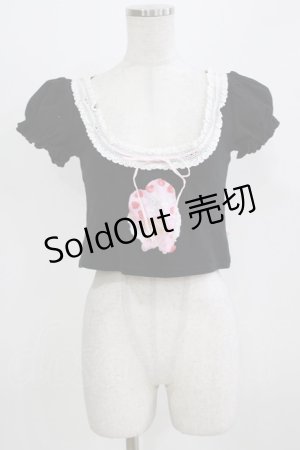 画像: Katie / BAD SUGARパフトップ  ブラック H-26-03-06-065-LO-TO-KB-ZH