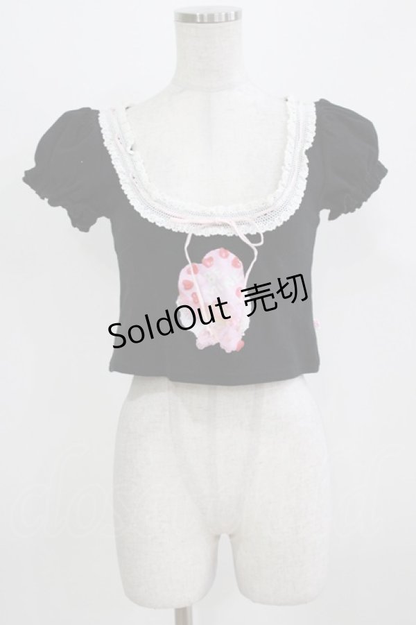 画像1: Katie / BAD SUGARパフトップ  ブラック H-26-03-06-065-LO-TO-KB-ZH (1)