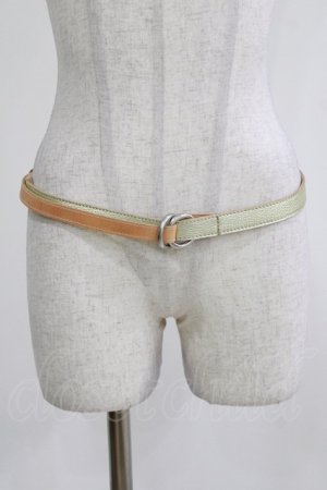 画像: Jane Marple Dans Le Salon / Shiny leather belt  ゴールド H-26-03-06-075-JM-ZA-AK-ZH