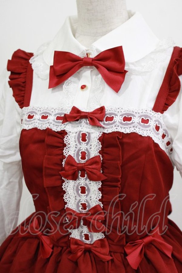 画像4: To Alice / ヴィンテージドールジャンパースカートセット S レッド H-26-03-06-083-LO-OP-NS-ZH (4)