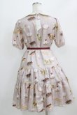 画像3: Leur Getter / Rabbit Tea cup袖付ワンピース M パープルグレー H-26-03-06-009-LU-OP-KB-ZH (3)