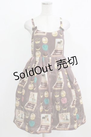 画像: Leur Getter / Chaton chocolatキャミワンピース  ブラウン H-26-03-06-011-LU-OP-KB-ZH