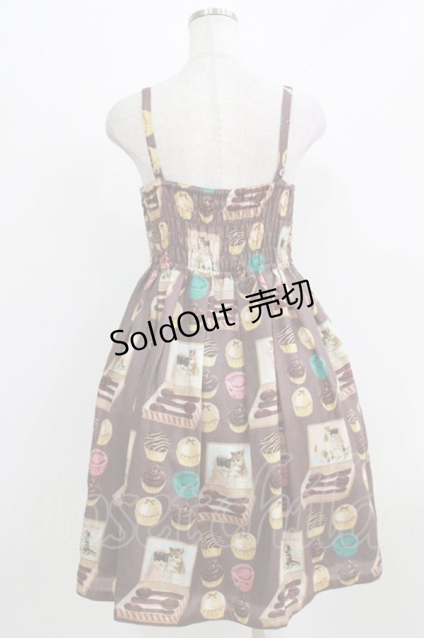 画像3: Leur Getter / Chaton chocolatキャミワンピース  ブラウン H-26-03-06-011-LU-OP-KB-ZH (3)