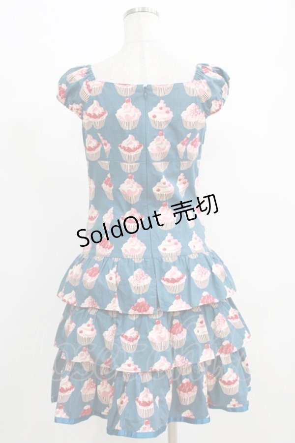 画像3: Emily Temple cute / カップケーキワンピース  ブルー H-26-03-06-012-ET-OP-KB-ZH (3)