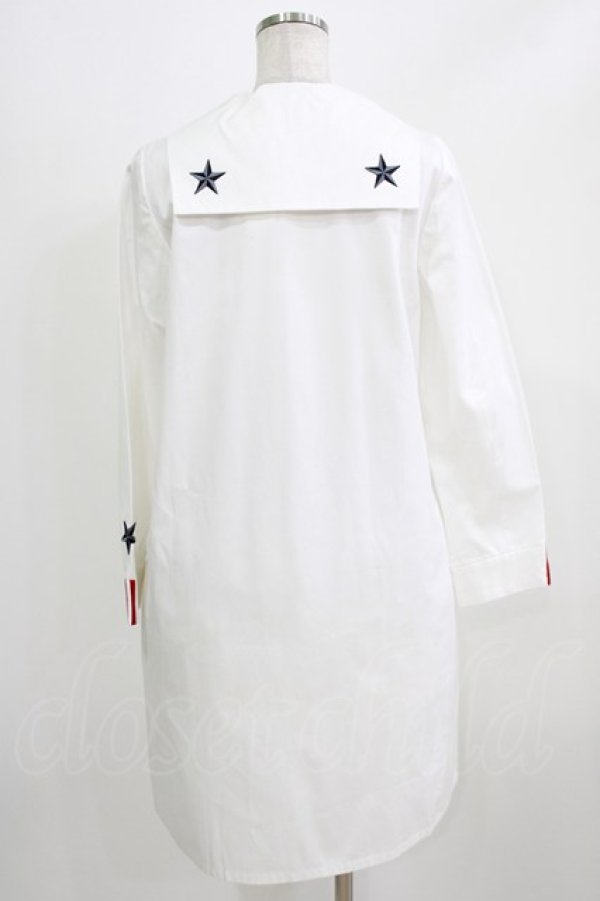 画像3: ネバアランド / きら星セーラーワンピース  白 H-26-03-06-014-LO-OP-KB-ZH (3)